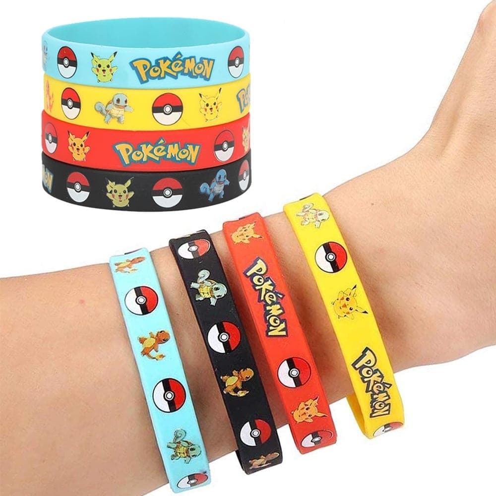 20 peças luminosas Pokemon Bracelet Acessórios para meninos e meninas Birthday Party M2F4