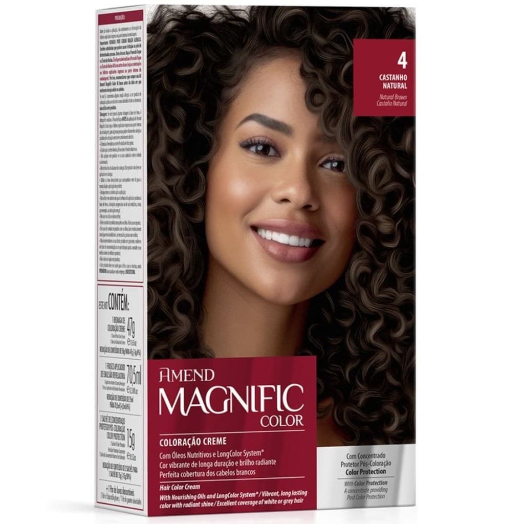 Coloração Magnific Amend Profissional Castanho Natural (4)