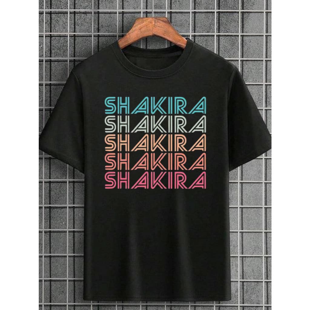 Camiseta Cantora Shakira Artista Pop Unissex 100% Algodão Lançamento