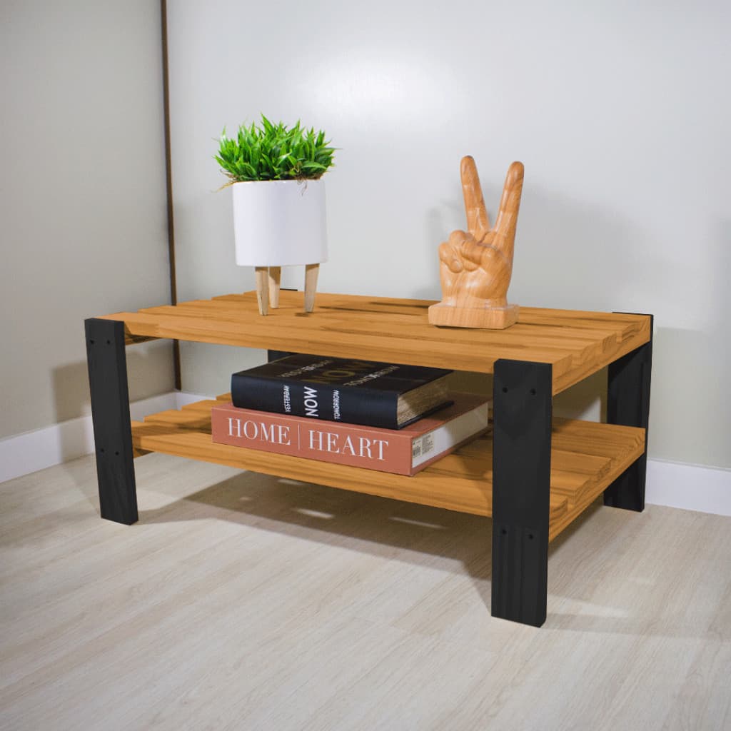 Estante Multiuso Sapateira Modelo Industrial 2 Prateleiras Diversas Aplicações na Decoração