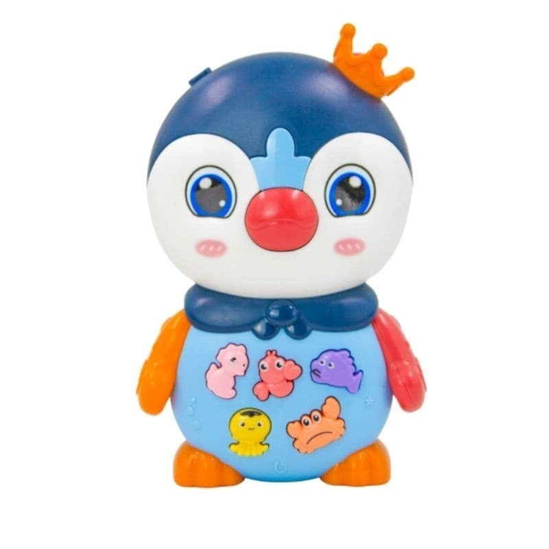 Teclado Piano Musical Bebê Brinquedo Infantil Divertido Som Pinguim