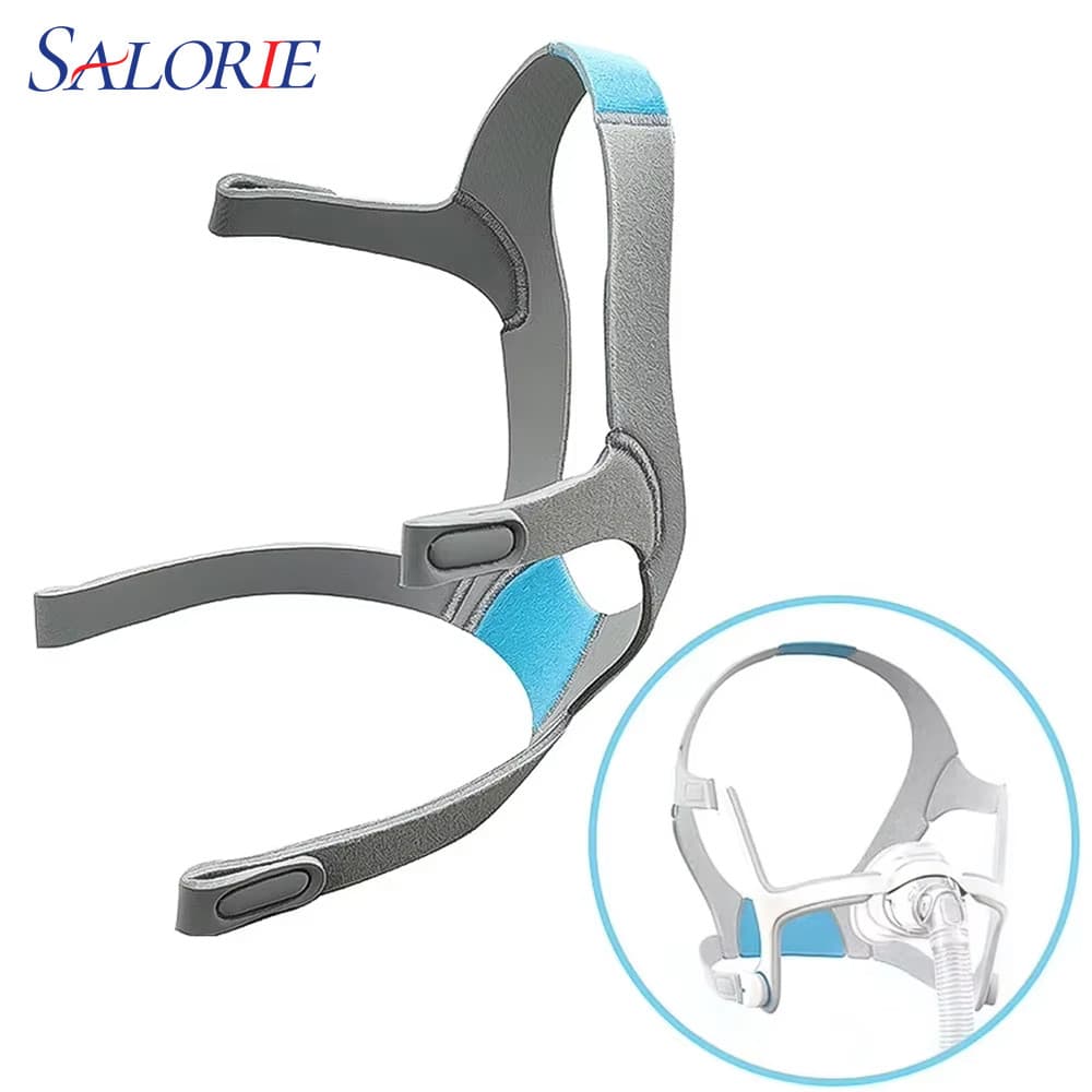 Capacete Para AirFit N20/AirTouch N20 Macio E Confortável Unissex CPAP Alça De Substituição (Sem Máscara)