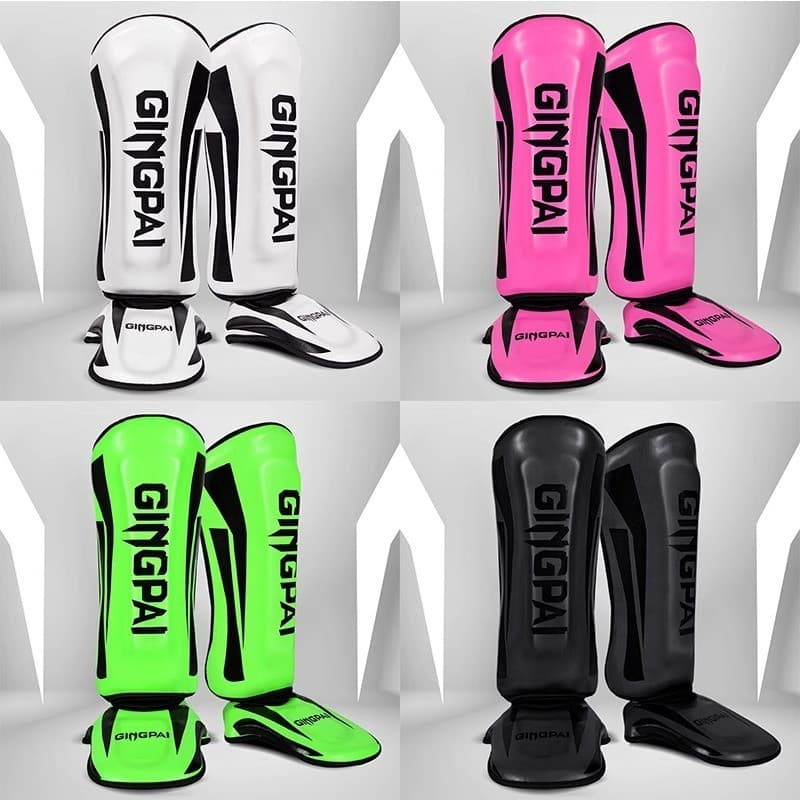 Caneleiras Muay Thai / Boxe Sanda training Tornozeleiras / Luta Taekwondo foot guards