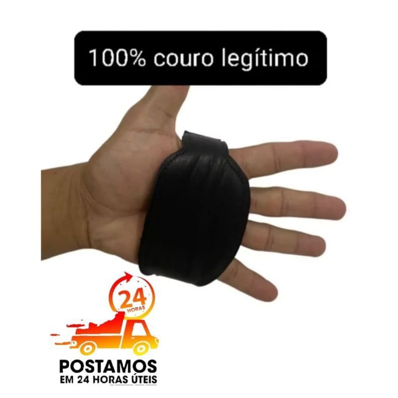 Luva Treino Musculação Crossfit Calistenia Academia 100% Couro Legítimo