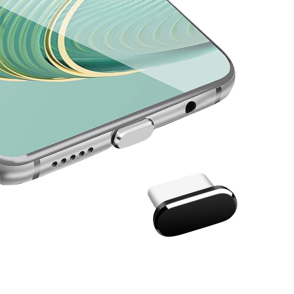 Plug tampa anti poeira protetor para celular notebook USB tipo C Metal