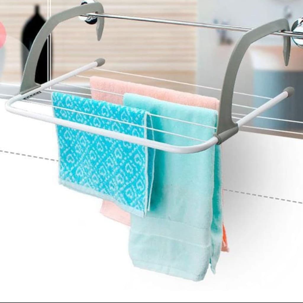 VARAL PORTATIL DOBRAVEL SECA ROUPA PRATICO