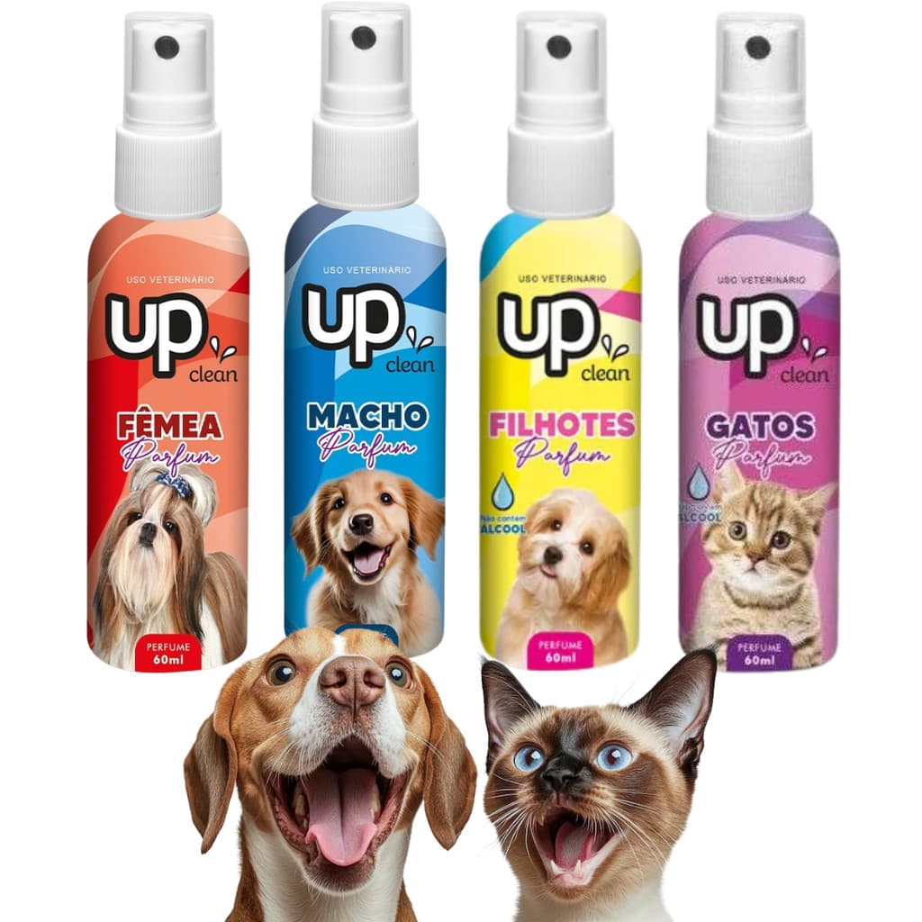 Perfume Up Clean Para Cães e Gatos 60mL