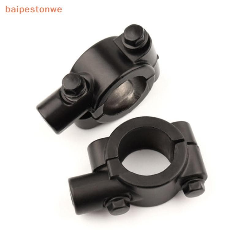 [baipestonwe] Adaptador De Suporte Para Guidão Retrovisor De Motocicleta Braçadeira Base 8mm Ferramenta Universal De Alu