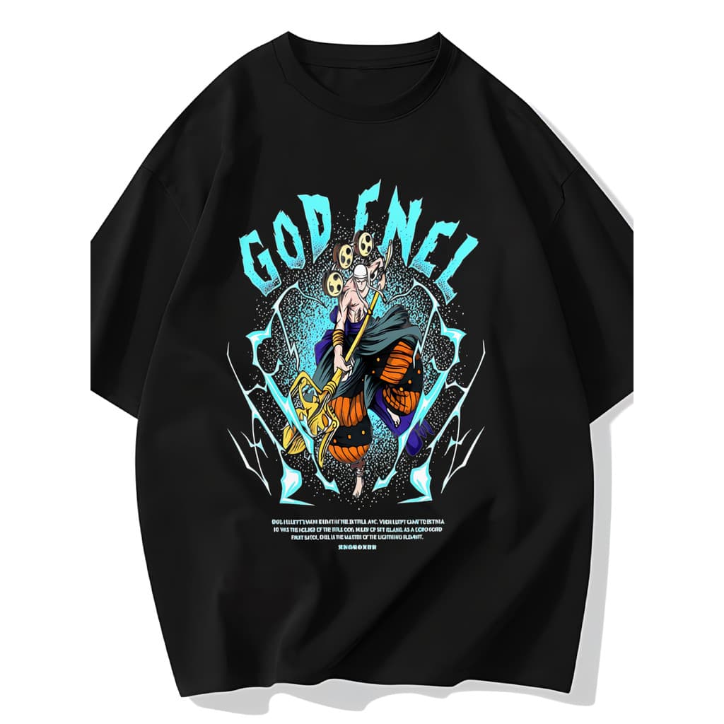 Camiseta Masculina God Enei Dragon Ball Streetwear 2025 Novo