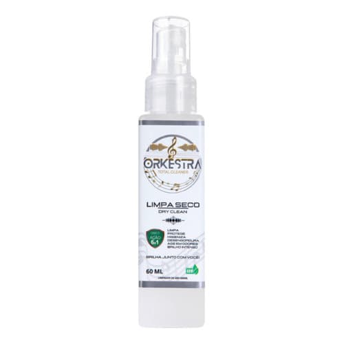 Total Cleaner Produto Limpeza De Instrumentos Musicais 60ml Orkestra
