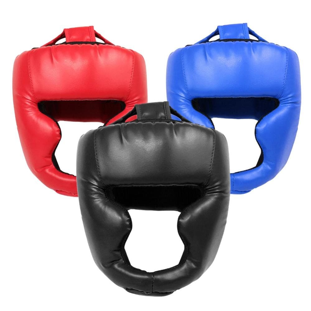 Capacete De Boxe Pu Totalmente Coberto , Crianças , Adultos , Muay Thai , Treinamento , Sparring , Equipamento De Ginást