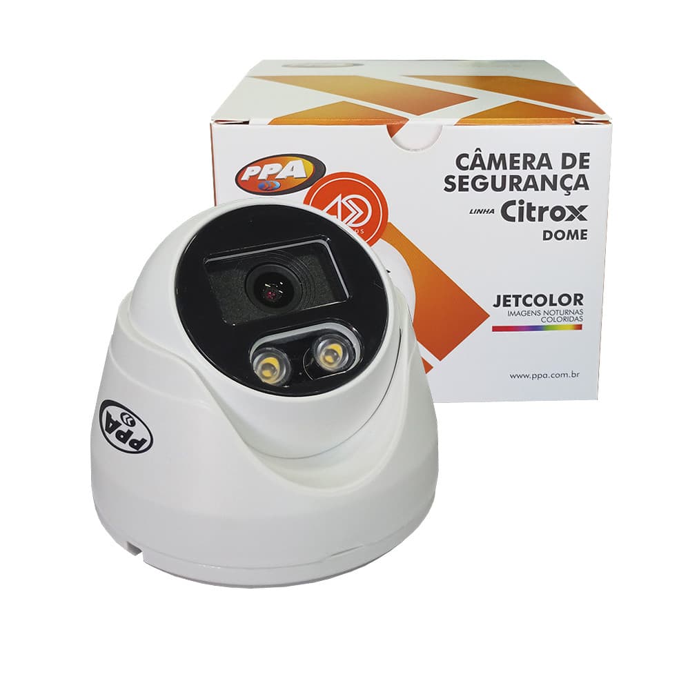 CAMERA DOME FLEX HD JETCOLOR 4X1 2,0MP FULL HD LED PPA