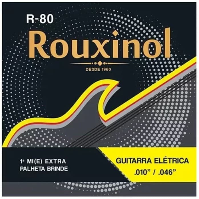 Encordoamento Guitarra Rouxinol 010-046 R80