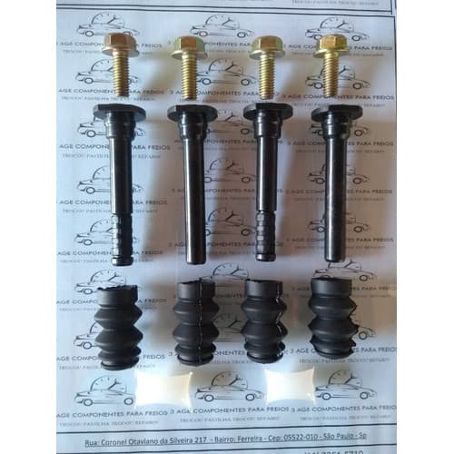 Kit Pino Guia Pinça Freio Diant. Toyota Etios  2 Lados