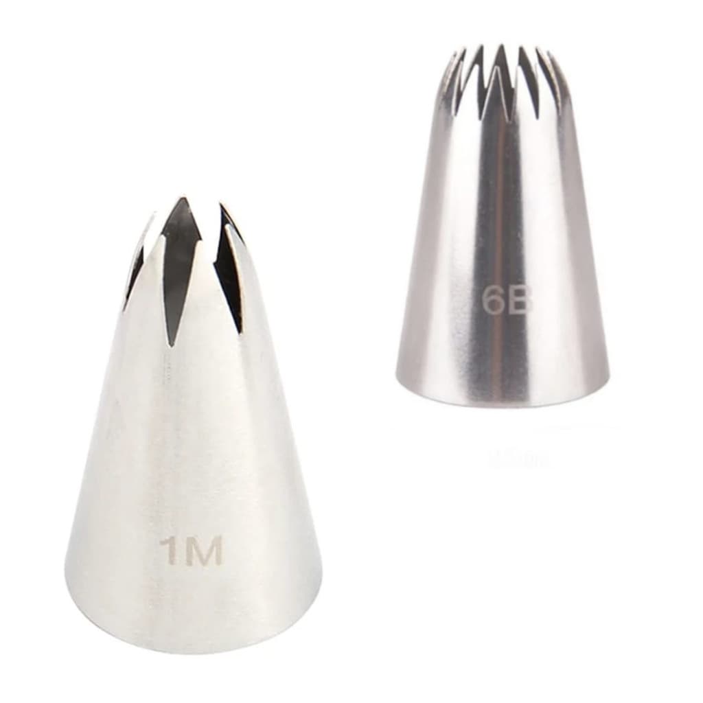 Bicos Para Confeitar Pitanga 1m  E 6b Inox Kit Top