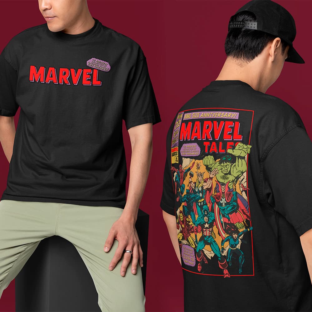 Camiseta Super Heróis Marvel Desenho Quadrinhos Vingadores Filme Camisa Pesonalizada Algodão