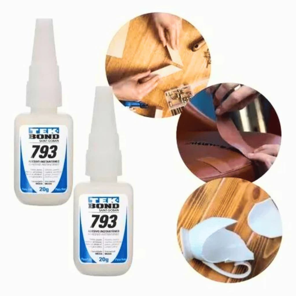 Cola adesivo 793 (20)(50)(100)colar unha postiça artesanato acringel