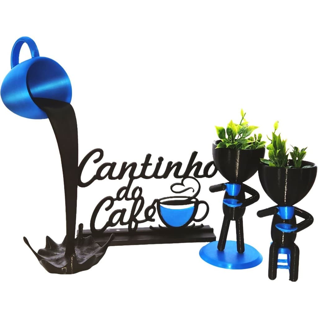 Cantinho Café Flutuante Derramando Café Dolce Gusto PT/AZ/PT
