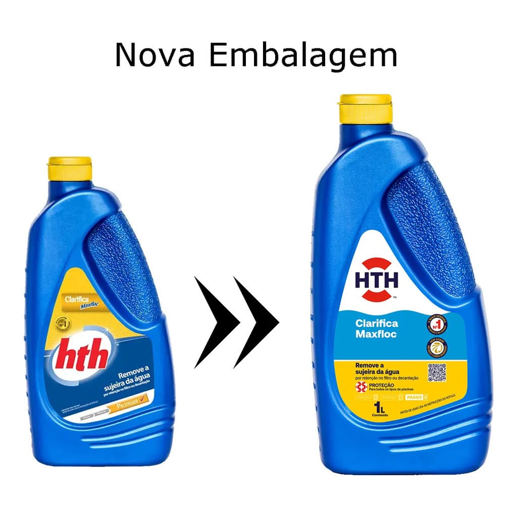 HTH Clarifica Maxfloc 1L Clarificante e Decantador para Piscinas