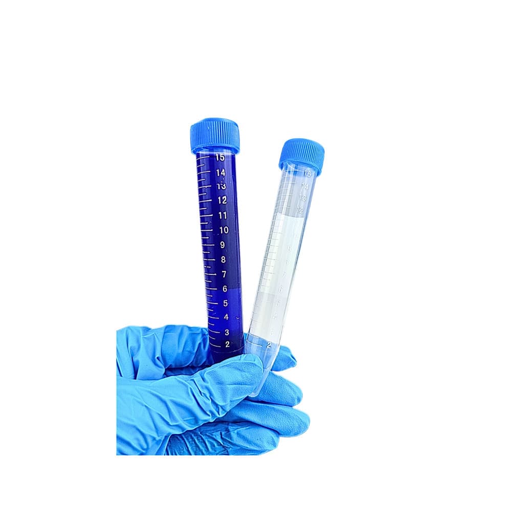 Tubo Falcon 15mL Centrifugação Estéril Graduado Polipropileno Laboratório Biologia Química Pacote 100 Dubesser