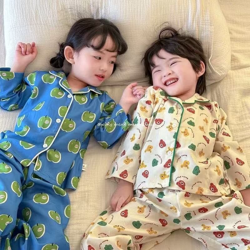 Pijama longo INFANTIL FEMININO MASCULINO blogueirinha americano inverno