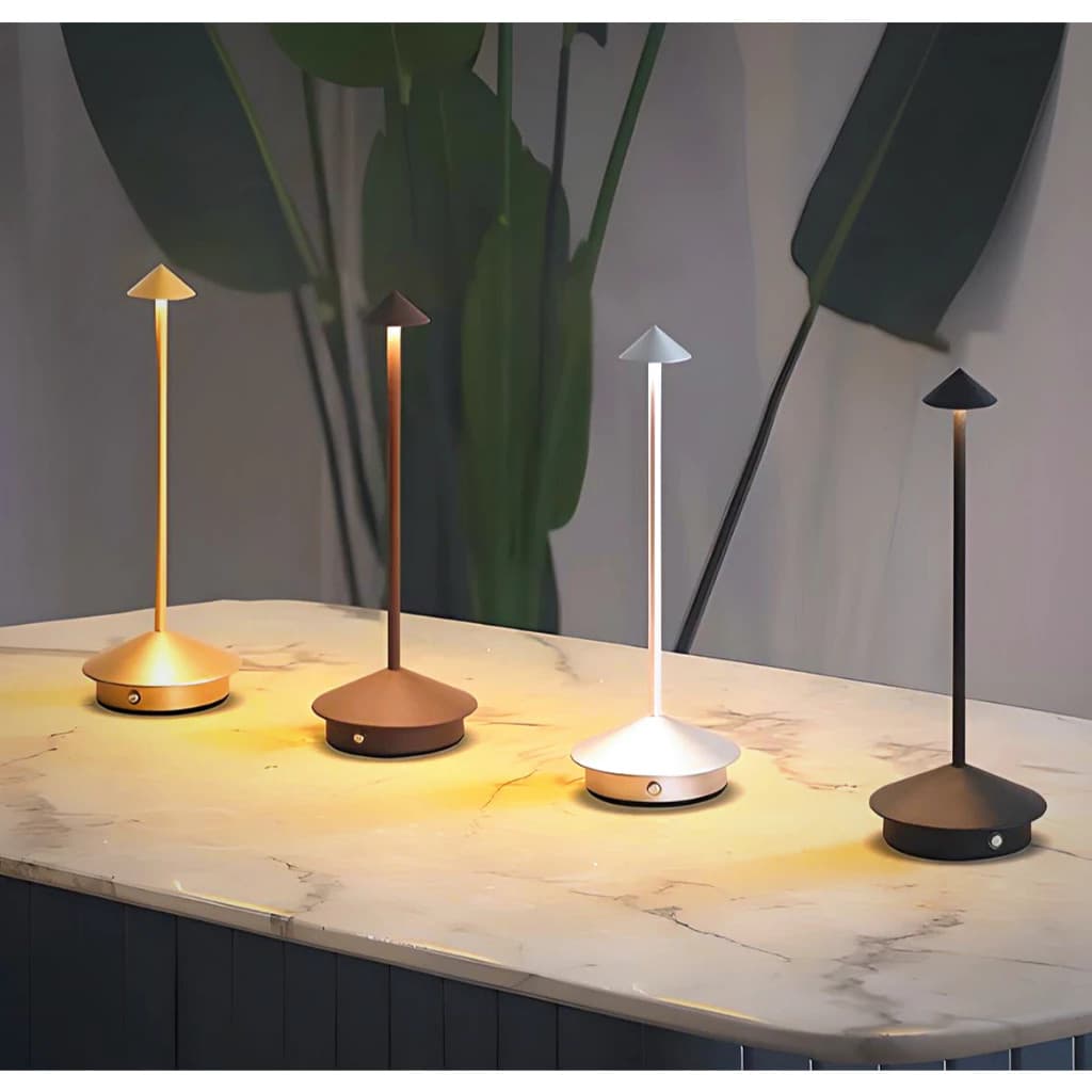 Luminária Lâmpada De Mesa Recarregável Sem Fio Led Abajur Candeeiros De Mesa