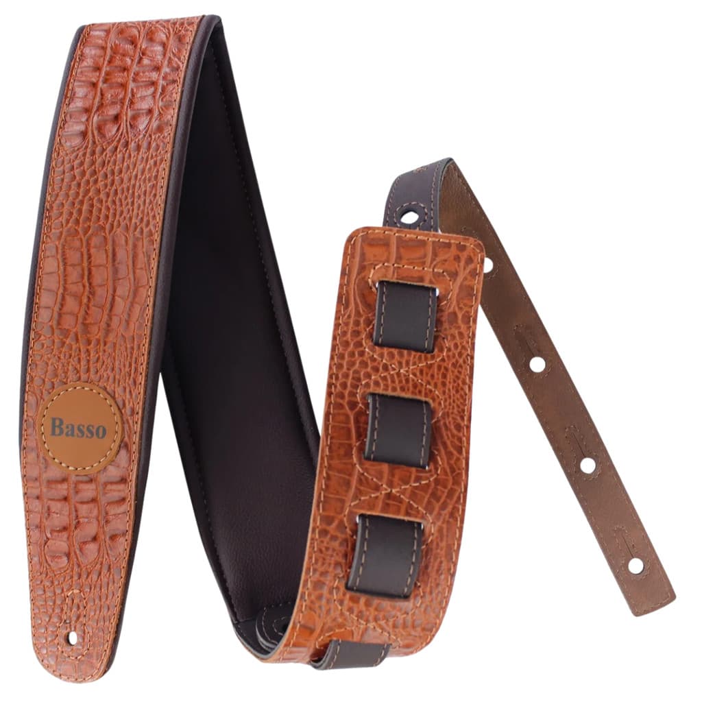 Correia Basso VT SL 58 Croco Marrom Violão Baixo Guitarra