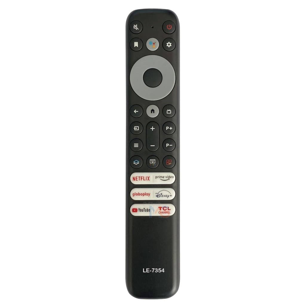 Controle Remoto para TV Compatível TCL Smart 4K RC902V Netflix Youtube - Modelos P72 C72 X925 C82