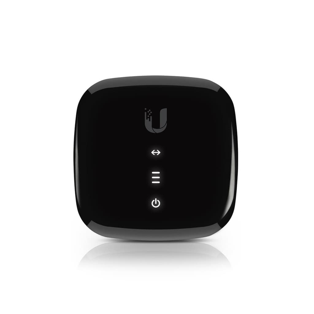 Modem Roteador Ubiquiti UFiber UF‑LOCO Preto ONU Ubiquiti Ufiber GPON 2P 1G UF-LOCO Novo Sem Fonte Sem Manual Novo