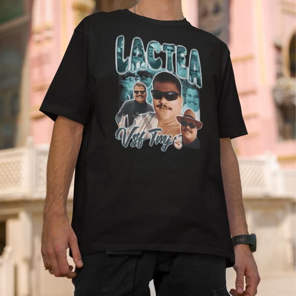Camiseta Lactea Vsf Stenio Influencer Meme Tik Tmj Toker Fãs Envio Rapido
