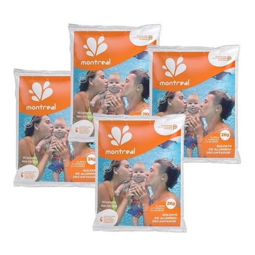 Decantador Montreal 2kg – Sulfato de Alumínio para Piscinas