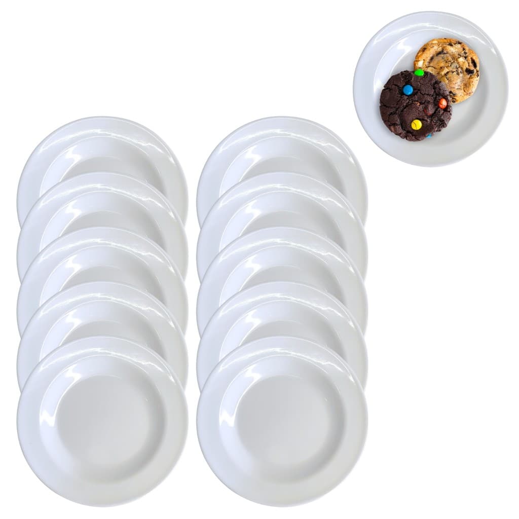 10 Pratos Para Sobremesa em Melamina Buffet e Restaurantes 17,5cm