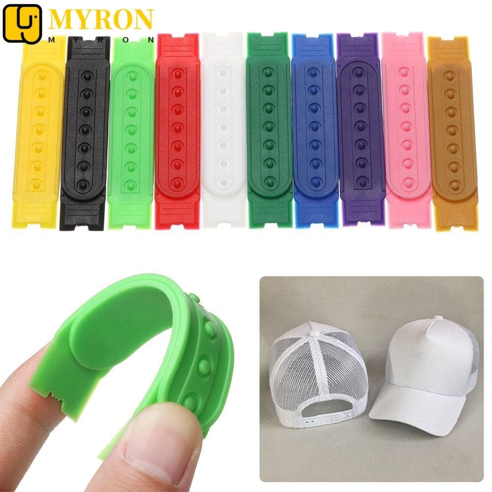 MYRON1 5 Conjuntos De Fixadores De Reparo De Chapéus Material POM Clipe De Boné De Beisebol Quente Fivela