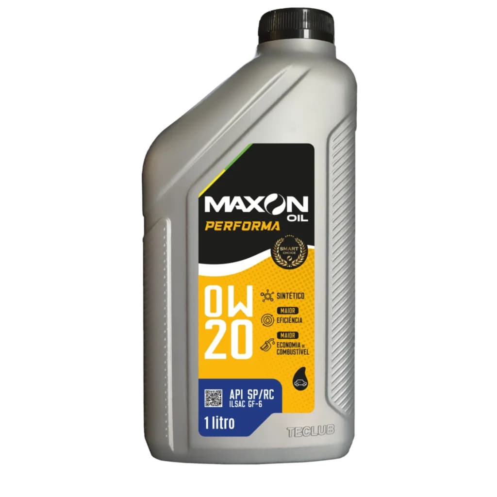Óleo 0W20 Api Sp Performa Sintetico 1l Maxon Motor Troca Óleo 1 Litro