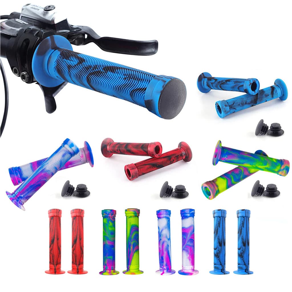 Manopla Luva Luvinha Bike BMX Wheeling Grau Gi-075h 150mm Tipo Gios C/ Flange