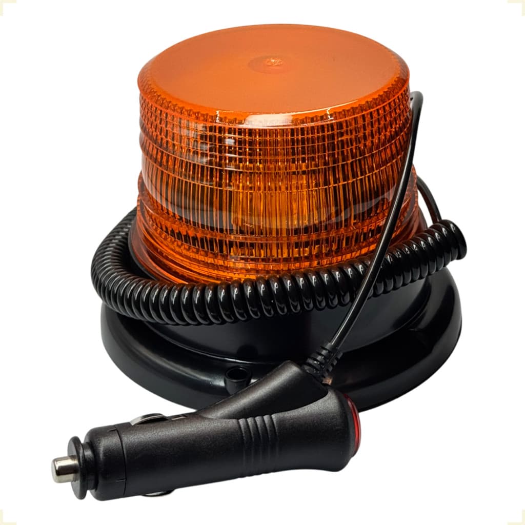 Giroflex Sinalizador Luz de Led Emergência Ambar Sinalização Viatura Moto Carro Caminhão