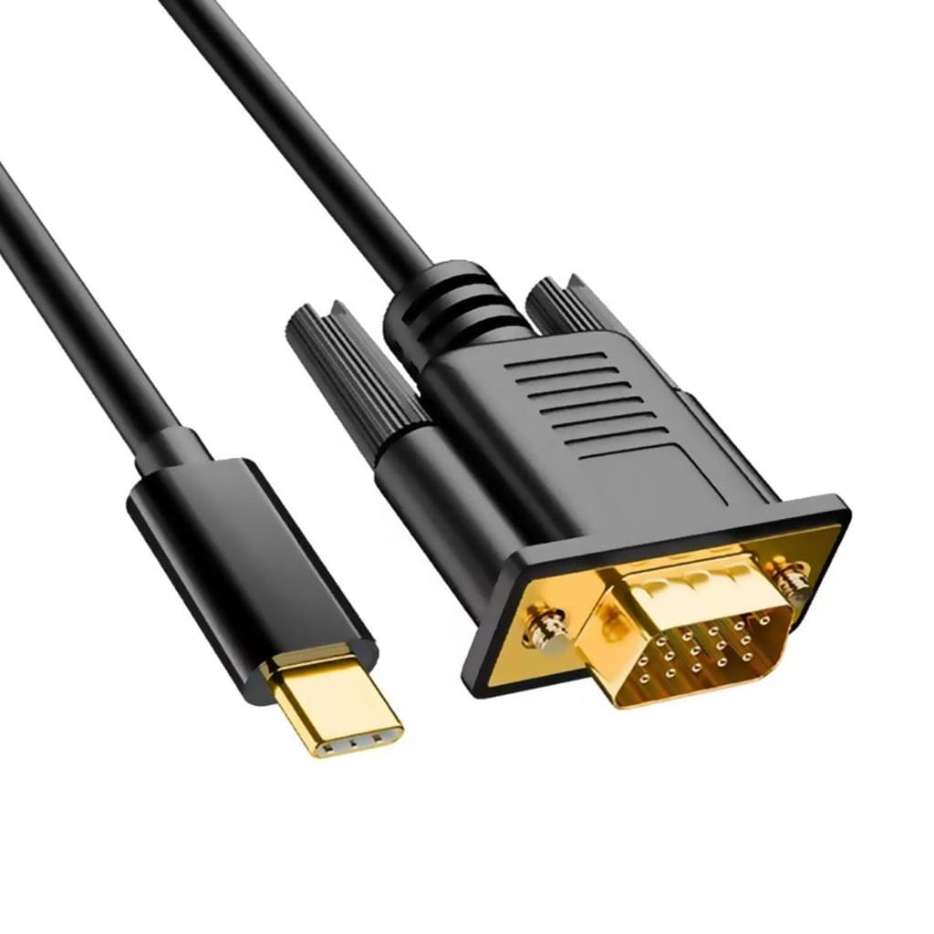 Cabo Conversor USB-C Para DVI-D - 1.8 Metros  24+1 Pinos  Chipset Interno (USB-C M X DVI-D M) Comtac