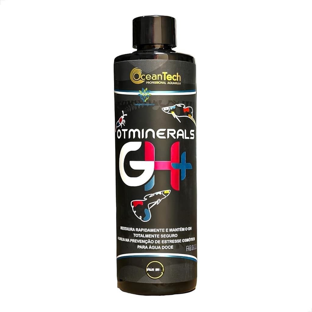 OT Minerals GH Plus Ocean Tech 120ml - Restaura e Mantem a Dureza da Água