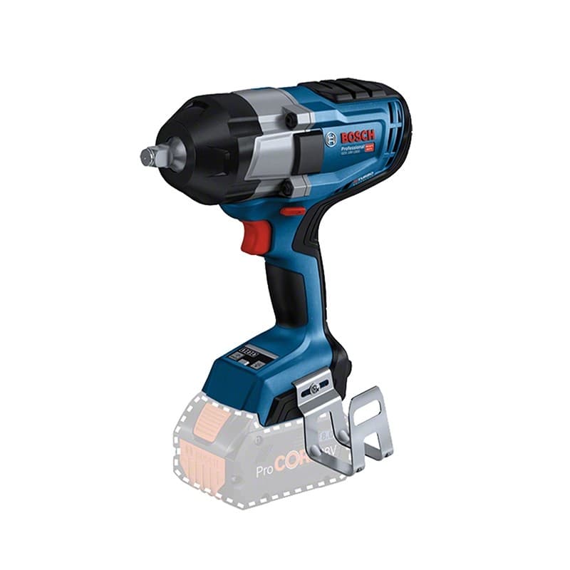 Chave de Impacto 1/2" a Bateria 18V (não inclusa) Motor Biturbo Brushless Bosch GDS 18V-1000