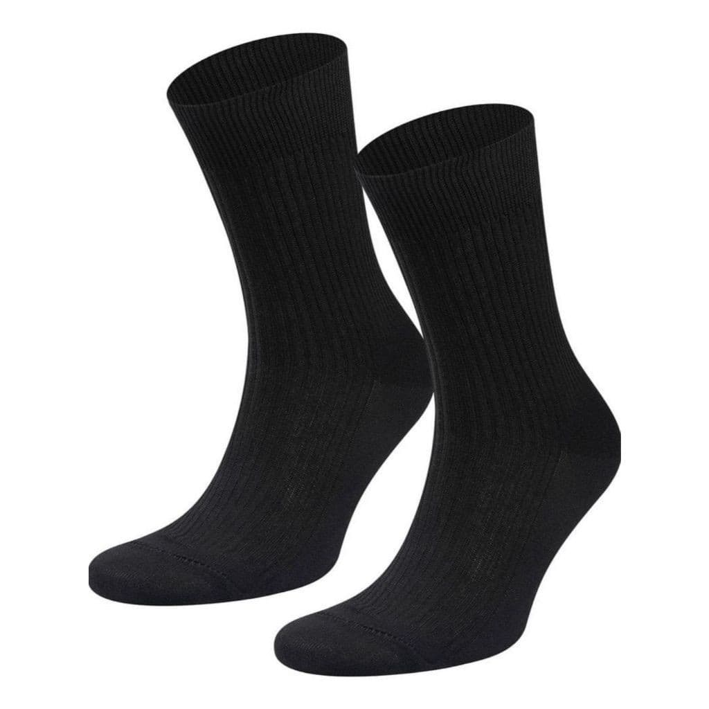 Meias Cano Longo 75% de Algodão Preta Branca Masculina Feminina