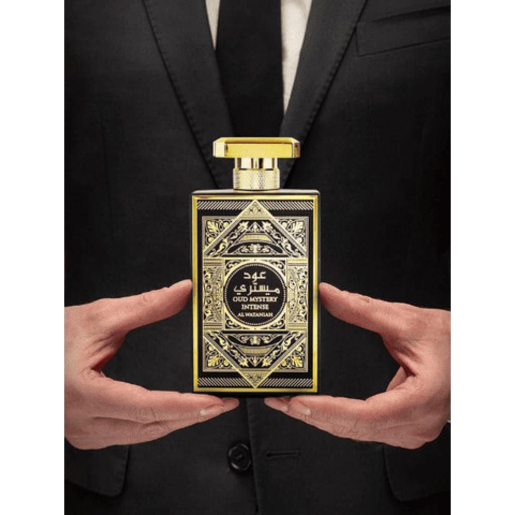 Perfume Árabe Masculino Oud Mystery Intense EDP 100ml Al Wataniah, Original, Importado