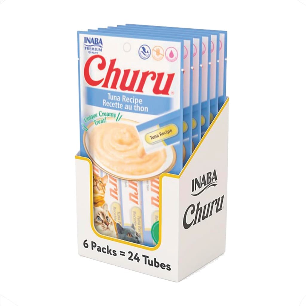 Petisco Gatos Churu Sabor Atum Gatos 24 Sachês - 336g
