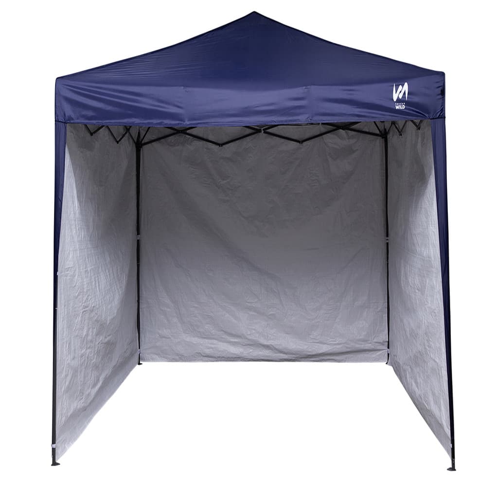 Gazebo Articulado 2x2 Aluminizado Praia E Campo 3 Paredes em Lona