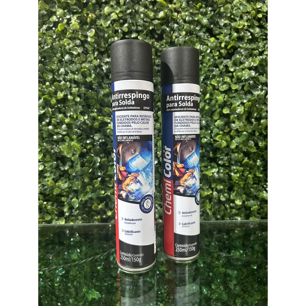 KIT COM 2 Spray Antirrespingo para Solda 250ml Chemi Color – Antiaderente e Lubrificante
