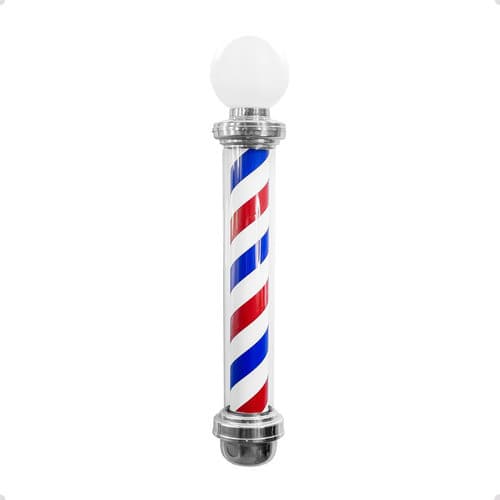 Barber Pole Gigante 110cm Com Globo Marca Megan