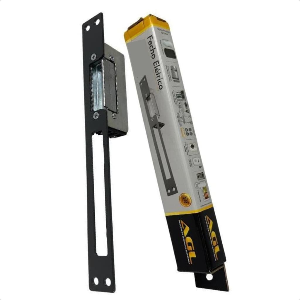 Fecho Elétrico AGL 12V Portas de Madeira ou Metal