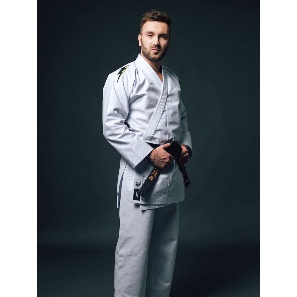 Kimono Karate Zanshin Adulto GKL Gold Line Lona Média