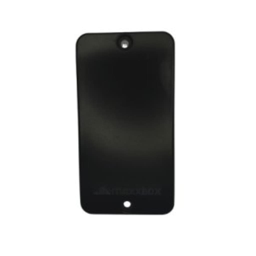 PLACA 1" -  CEGA PRETA MAXXBOX
