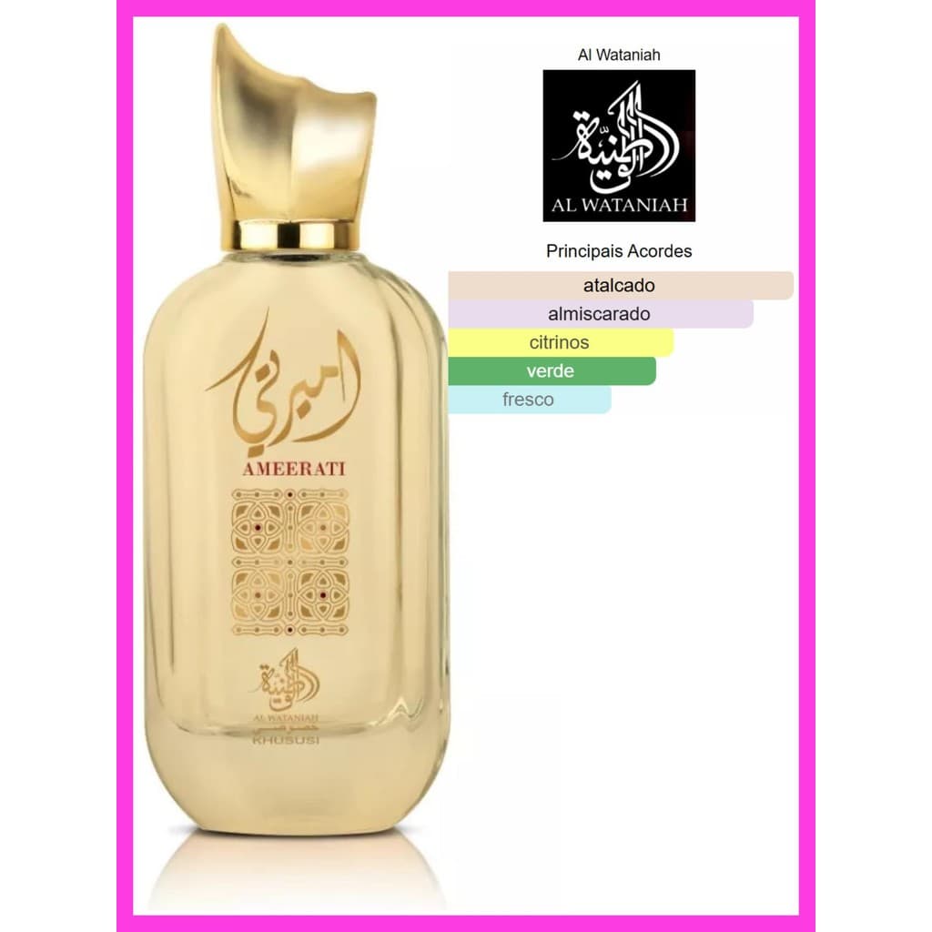 Perfume Árabe Feminino Ameerati Al Wataniah EDP 100ml | Original | Importado