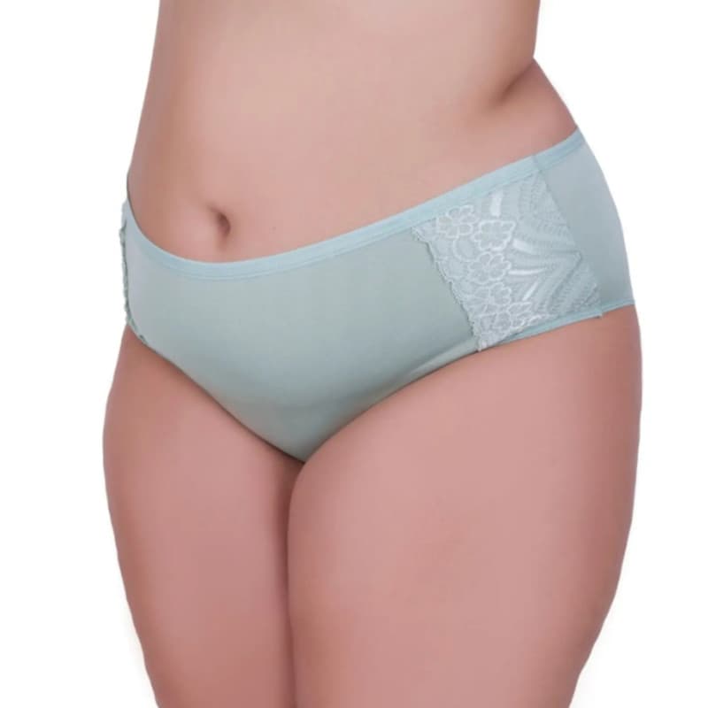 Kit de Calcinha Calçola Senhora Plus Size e Regular Feminino Cintura Alta Lateral larga Luxo